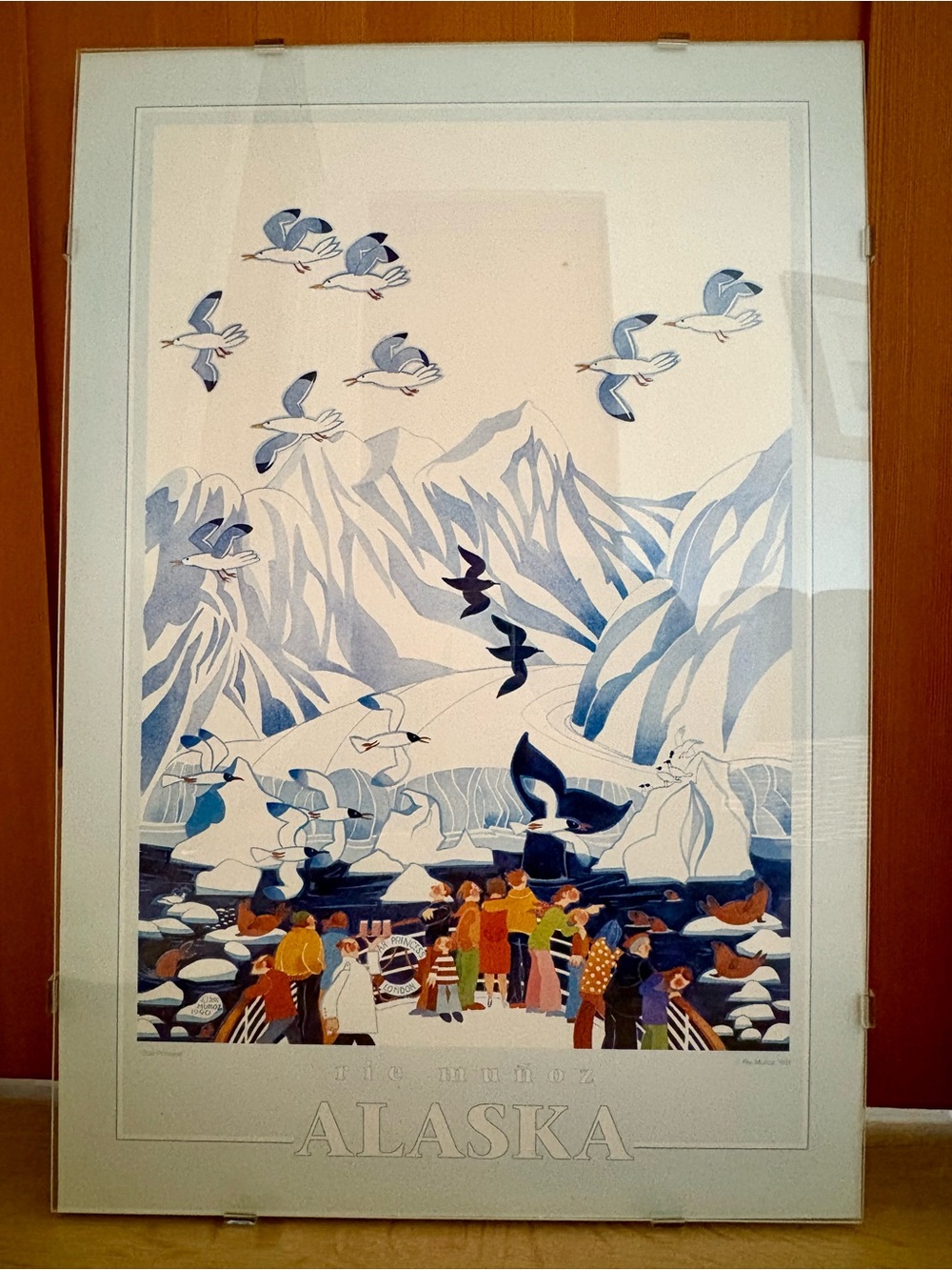 Star Princess" by Rie Muñoz – Frameless Plexiglass Art Poster (Good Condition)